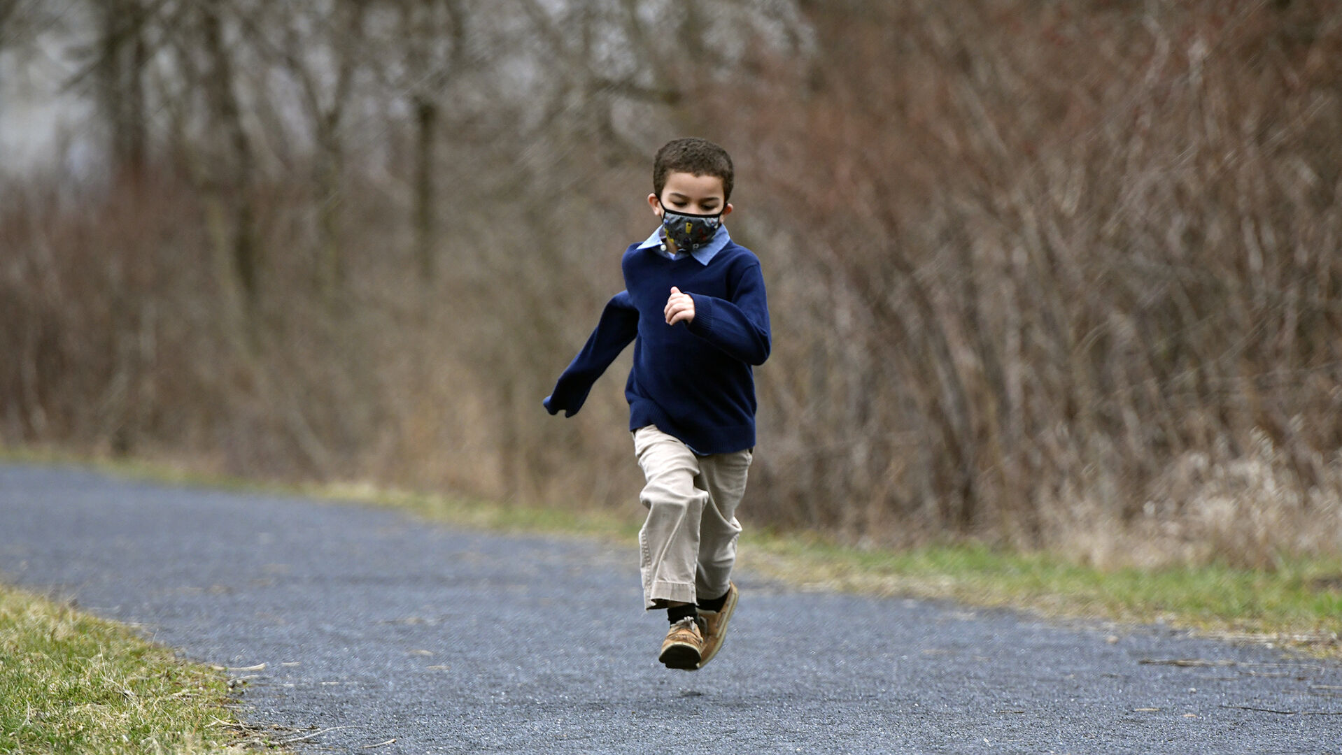 Marcus Simms on Jim Mayer Riverswalk Trail